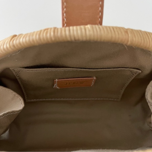 J.Crew Wicker Semi-circle Clutch - Picture 4 of 4